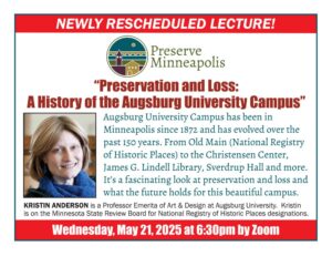 Minneapolis History Lecture